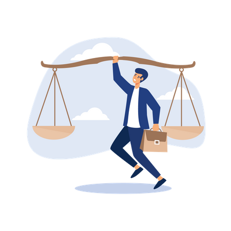 businessman-manage-business-ethics-illustration-download-in-svg-png-gif-file-formats–social-responsibility-earn-trust-activities-pack-illustrations-6